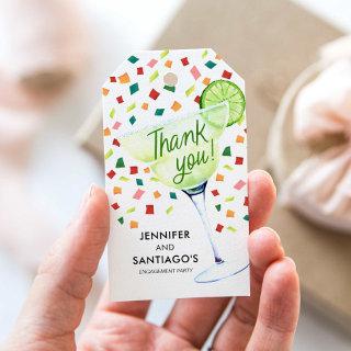 Let's Fiesta Couples Engagement Thank you Gift Tags