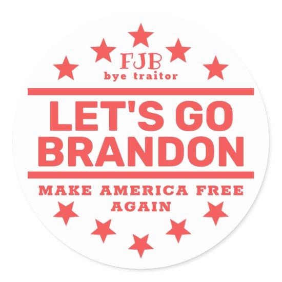 Let's Go Brandon II  Classic Round Sticker