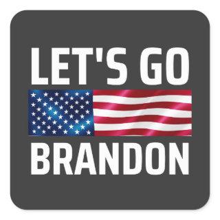 lets go brandon lets go brandon square sticker