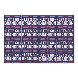 Lets Go Brandon  Flat Sheet Set of 3