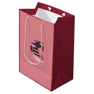 Letter C Monogram Initial USA Medium Gift Bag