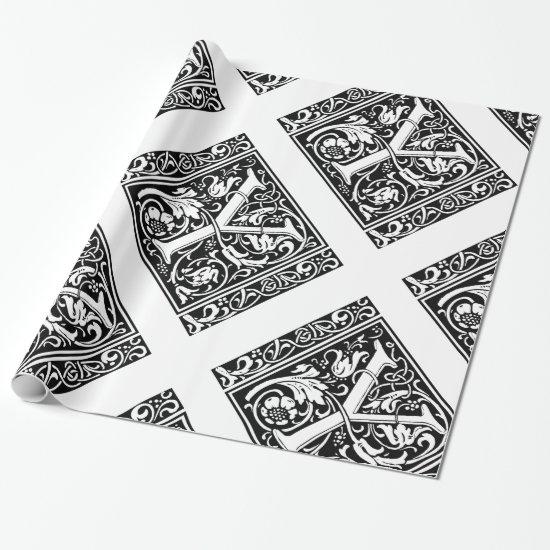 Letter Y Medieval Monogram Art Nouveau