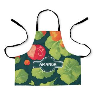 Lettuce Geometric Colorful Personalized Pattern Apron