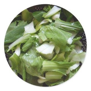 Lettuce Salad Classic Round Sticker