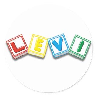 Levi Classic Round Sticker