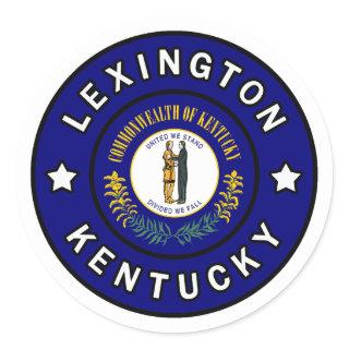 Lexington Kentucky Classic Round Sticker