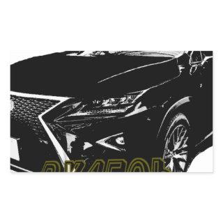 LEXUS RX 450h 350 Rectangular Sticker