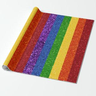 LGBT Glitter Rainbow Pride Flag