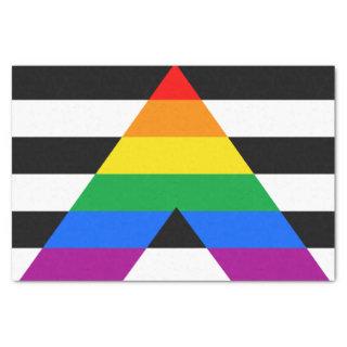 LGBTQ+ Ally Flag Tissue Paper