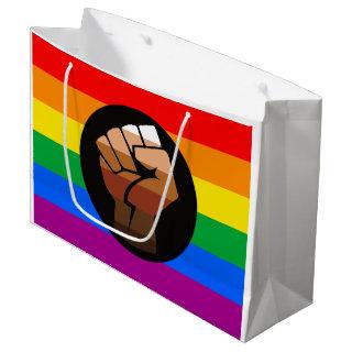 LGBTQ PRIDE (POC Fist Pride) Large Gift Bag