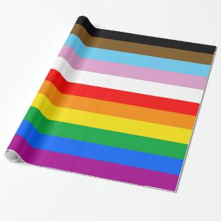 LGBTQ+ Progress Pride Striped