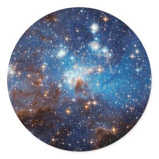 LH 95 Star Forming Region - Hubble Space Photo Classic Round Sticker