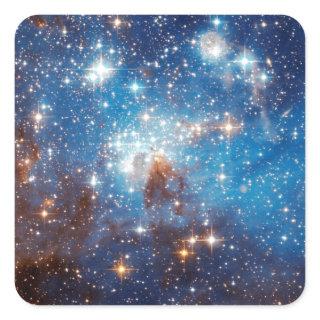 LH 95 Star Forming Region - Hubble Space Photo Square Sticker