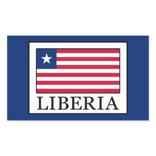 Liberia Rectangular Sticker