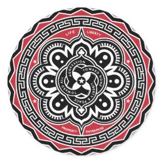 Liberty For All Insignia Stickers