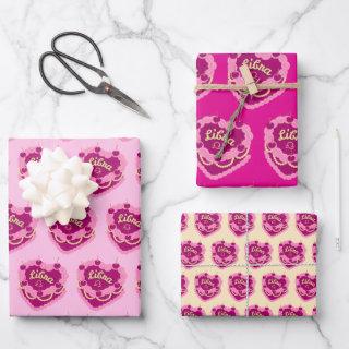 Libra Zodiac Coquette Heart Birthday Cake  Sheets