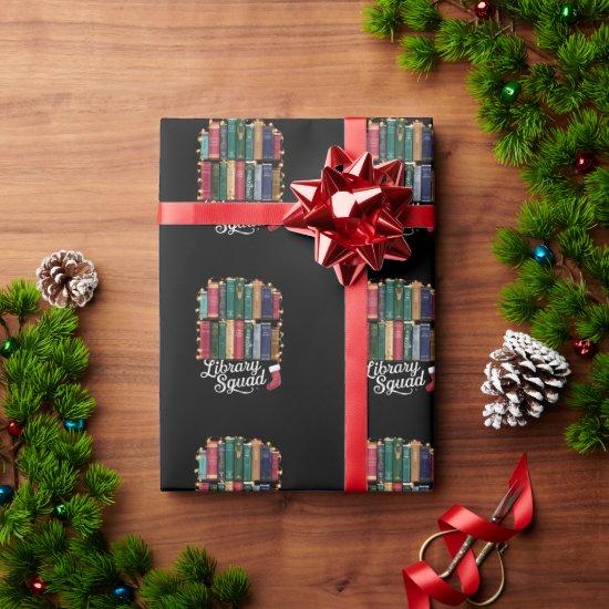Library Squad Christmas Book Lovers Team Reading