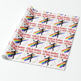 LIFE IS BETTER ON THE COURT VOLLEYBALL DESIGN