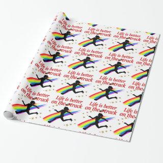 LIFE IS BETTER ON THE TRACK RUNNER DESIGN