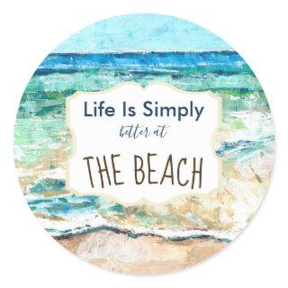 Life Is Simply Better At The Beach Sticker