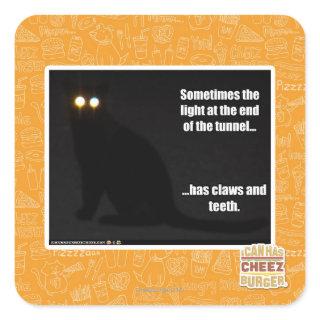 Light at the End of the Tunnel Square Sticker