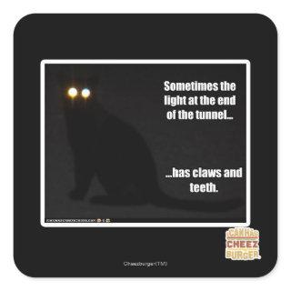 Light at the End of the Tunnel Square Sticker