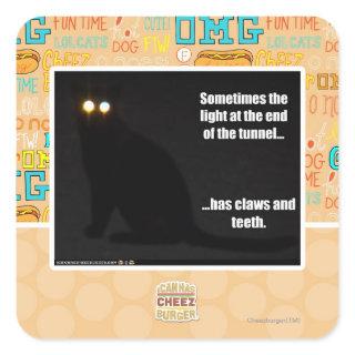 Light at the End of the Tunnel Square Sticker