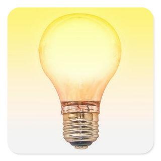 light bulb sticker