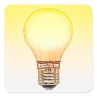 light bulb sticker