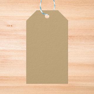 Light French Beige Solid Color Gift Tags