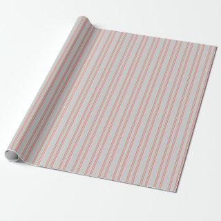 Light Gray and Red Stripes/Lines Pattern