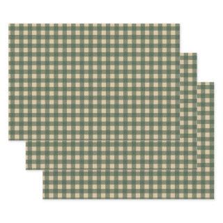 Light Green Gingham  Sheets