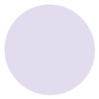 Light Lilac Classic Round Sticker