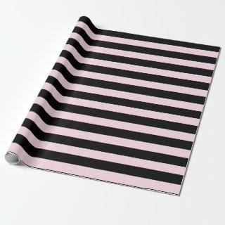 Light Pink and Black Stripes