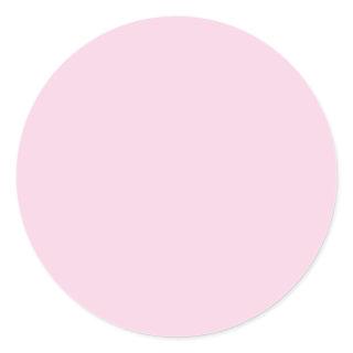 Light Pink Classic Round Sticker