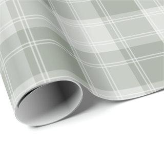 Light Sage Green Plaid Pattern