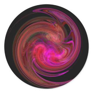 LIGHT VORTEX CLASSIC ROUND STICKER
