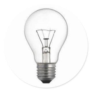 Lightbulb stickers