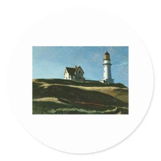 Lighthouse Hill - Edward Hopper Classic Round Sticker