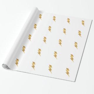 Lightning Bolt in Metallic Gold