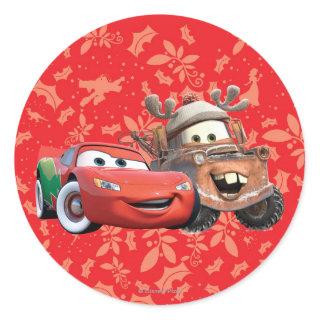 Lightning & Mater Classic Round Sticker