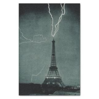 Lightning Striking the Eiffel Tower Tissue Paper