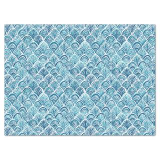 LIKE A MERMAID Nautical Fish Scales Pattern Tissue Paper