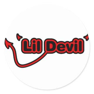 Lil Devil Classic Round Sticker