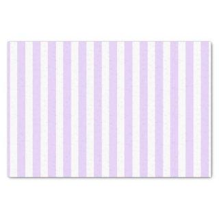 Lilac purple and white candy stripes tissue paper