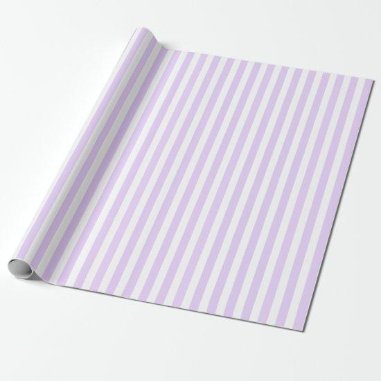 Lilac purple and white candy stripes