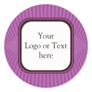 Lilac Spring Rays Sticker