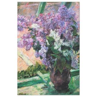 Lilacs in a Window, Mary Cassatt Tissue Paper