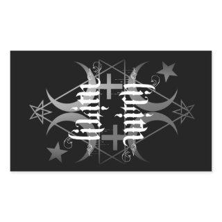 lilith witch black and white sticker