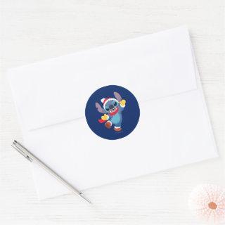 Lilo and Stitch | Happy Holidays Dance Classic Round Sticker